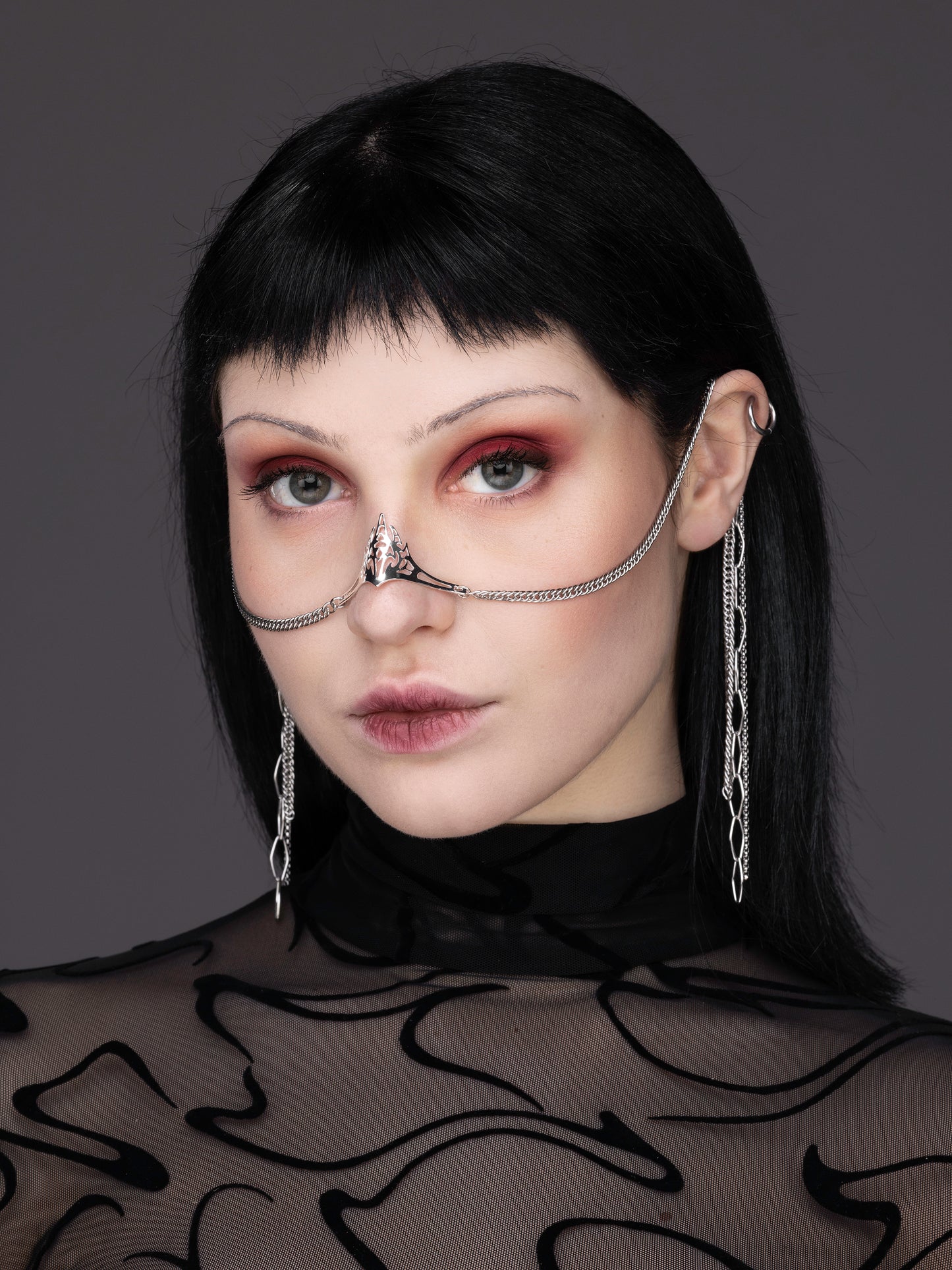 Avant-Garde Nose Chain NOVA