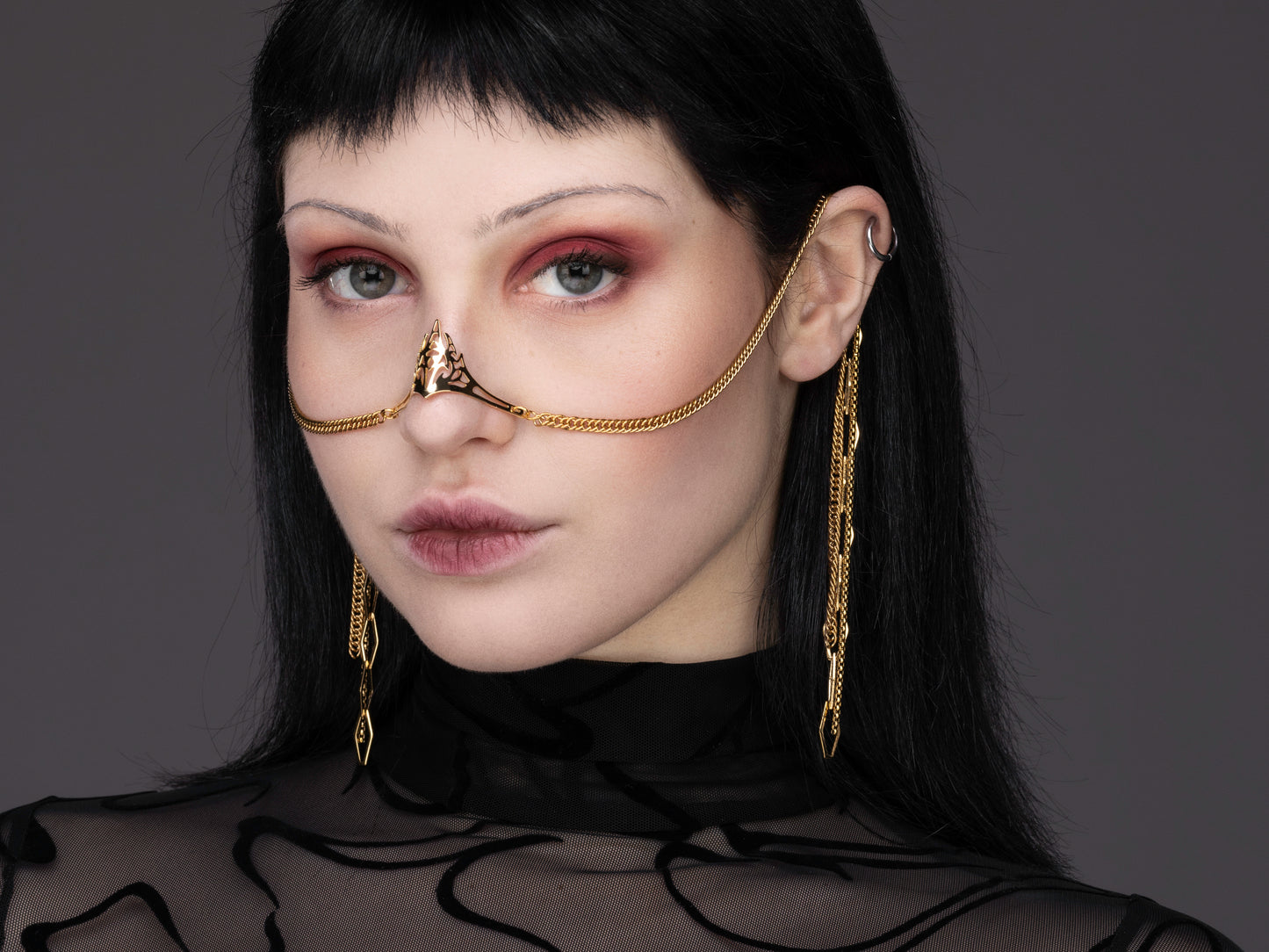 Avant-Garde Nose Chain NOVA