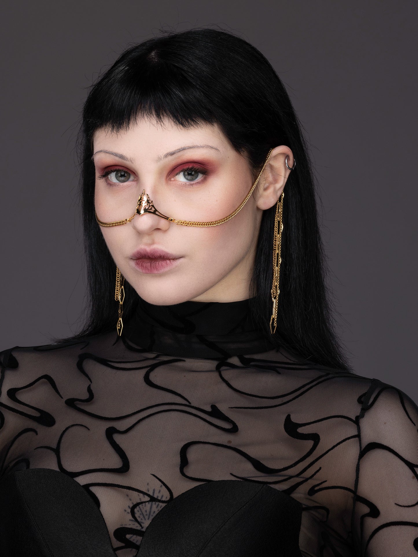 Avant-Garde Nose Chain NOVA