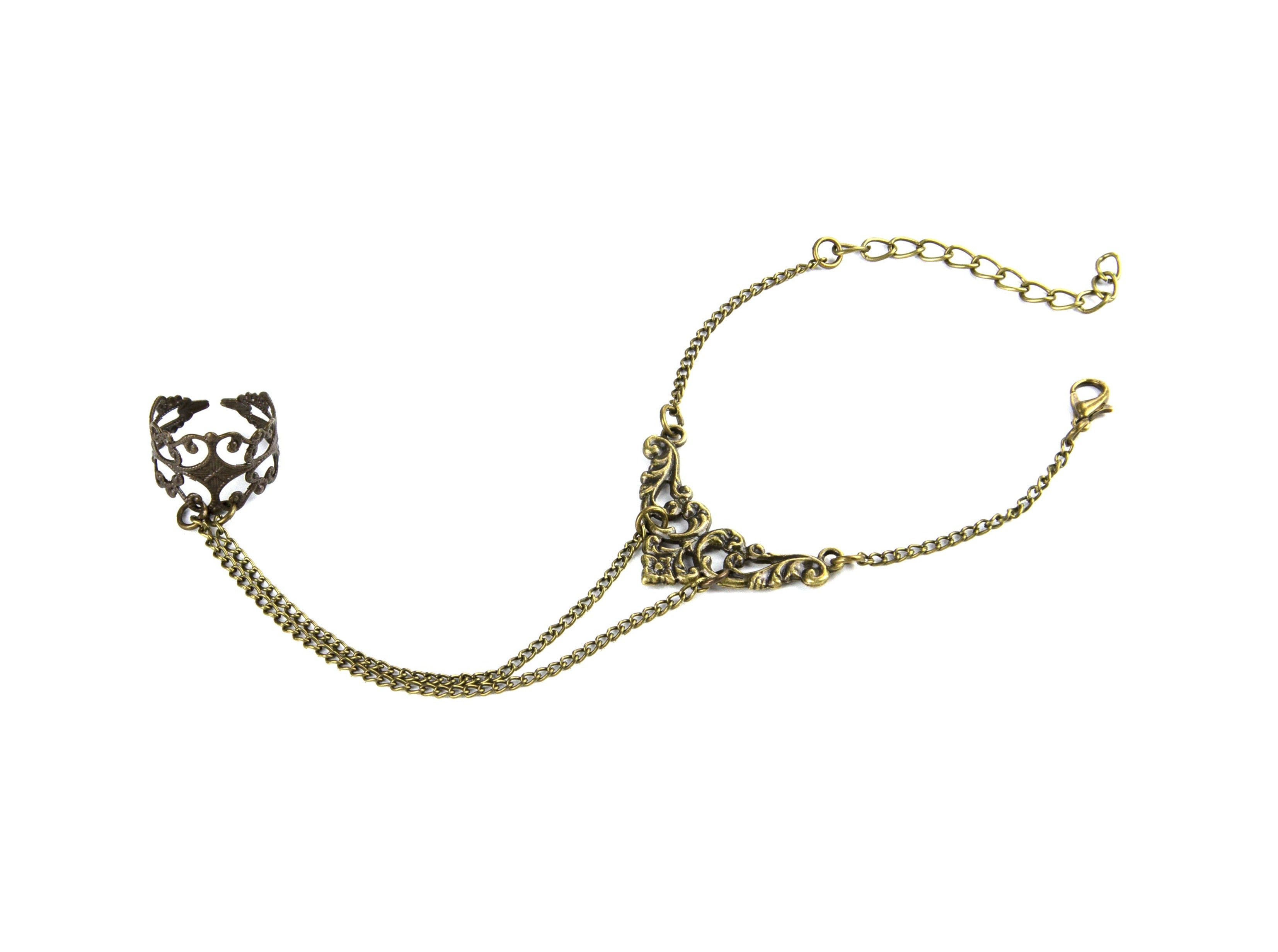 Ring Chain Bracelet GHIBLI - MYRIL JEWELS – Myril Jewels